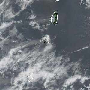 météo tropicale : Image satellite .