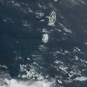 météo tropicale : Image satellite .