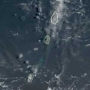 météo tropicale : Image satellite .