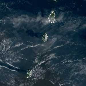 météo tropicale : Image satellite .