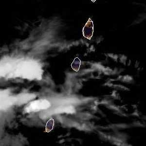 météo tropicale : Image satellite .