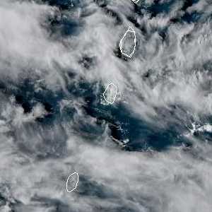 météo tropicale : Image satellite .