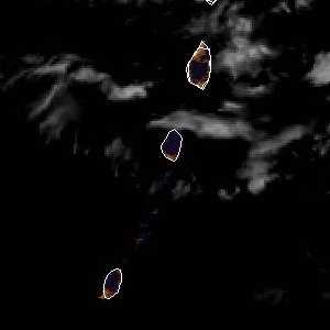 météo tropicale : Image satellite .
