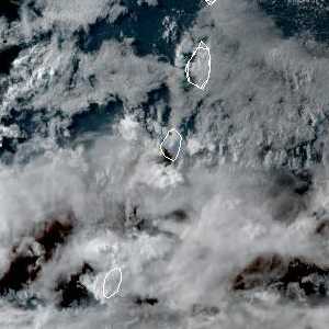 météo tropicale : Image satellite .