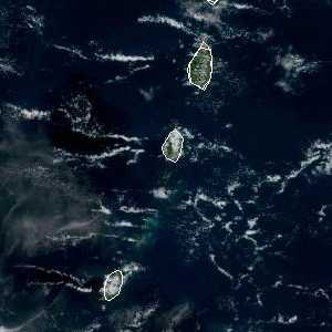 météo tropicale : Image satellite .