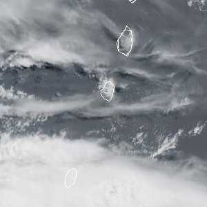 météo tropicale : Image satellite .