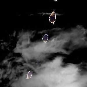 météo tropicale : Image satellite .