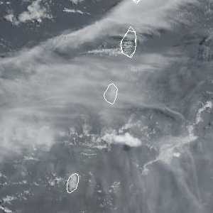météo tropicale : Image satellite .
