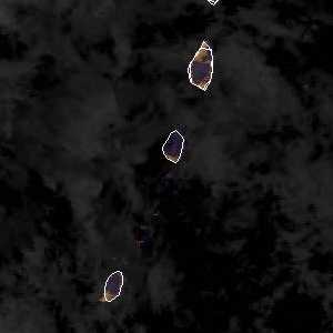 météo tropicale : Image satellite .