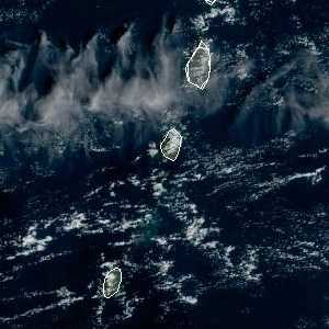 météo tropicale : Image satellite .