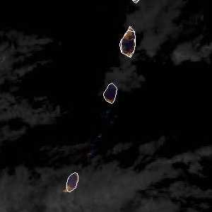 météo tropicale : Image satellite .
