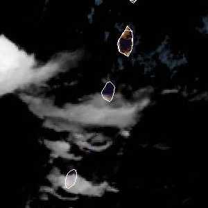 météo tropicale : Image satellite .