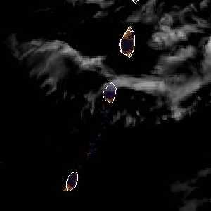 météo tropicale : Image satellite .