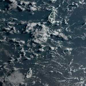 météo tropicale : Image satellite .