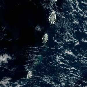 météo tropicale : Image satellite .