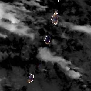 météo tropicale : Image satellite .