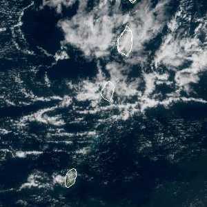 météo tropicale : Image satellite .