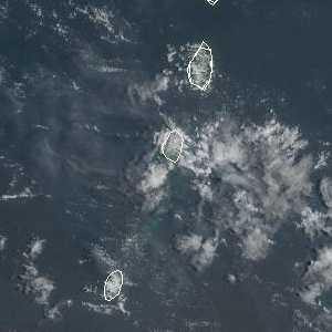 météo tropicale : Image satellite .
