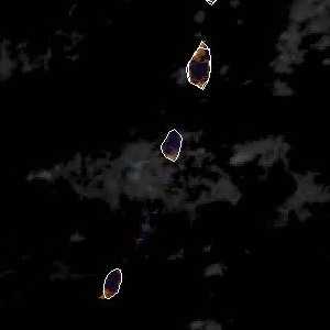météo tropicale : Image satellite .
