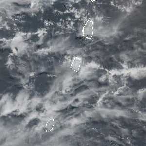 météo tropicale : Image satellite .