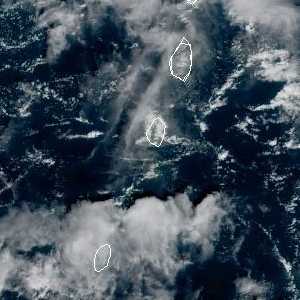 météo tropicale : Image satellite .