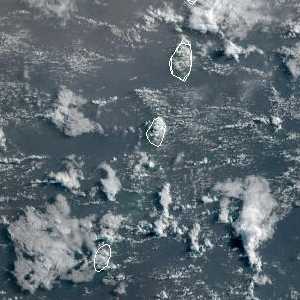 météo tropicale : Image satellite .