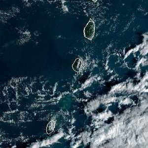 météo tropicale : Image satellite .