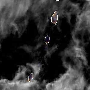 météo tropicale : Image satellite .