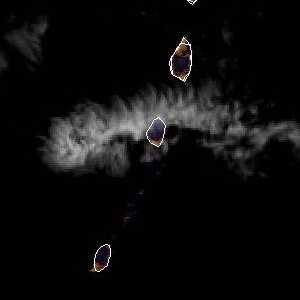 météo tropicale : Image satellite .