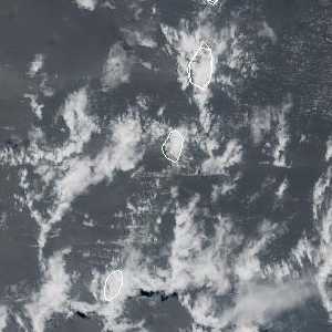 météo tropicale : Image satellite .