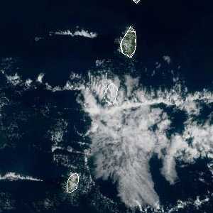 météo tropicale : Image satellite .