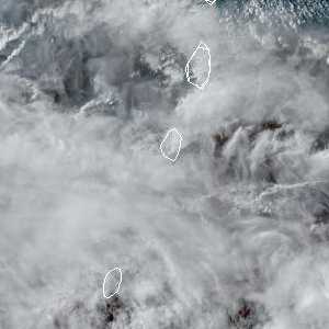 météo tropicale : Image satellite .