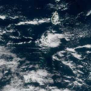 météo tropicale : Image satellite .