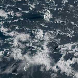 météo tropicale : Image satellite .