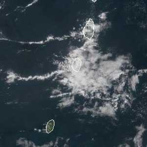 météo tropicale : Image satellite .