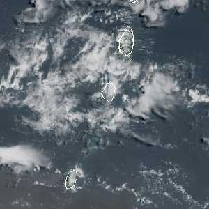 météo tropicale : Image satellite .