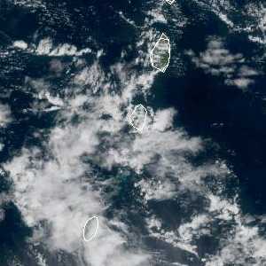 météo tropicale : Image satellite .