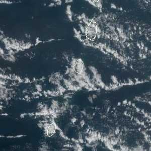 météo tropicale : Image satellite .