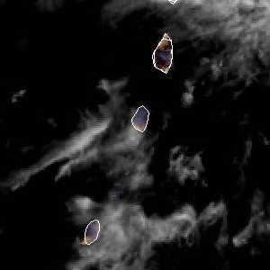 météo tropicale : Image satellite .