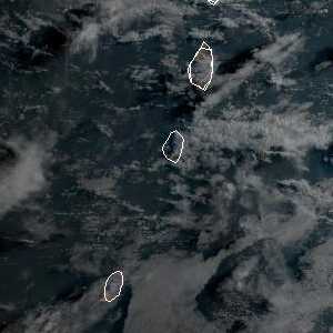 météo tropicale : Image satellite .