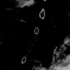 météo tropicale : Image satellite .