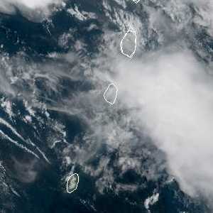 météo tropicale : Image satellite .