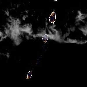 météo tropicale : Image satellite .