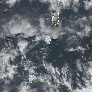 météo tropicale : Image satellite .