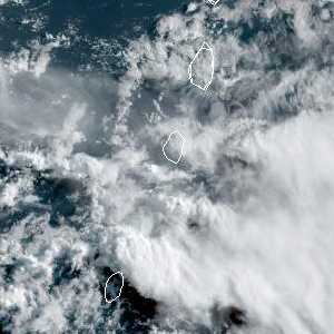 météo tropicale : Image satellite .