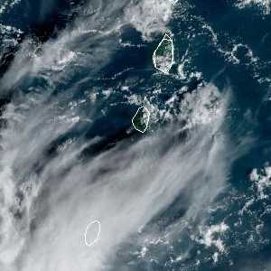 météo tropicale : Image satellite .