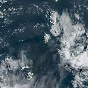 météo tropicale : Image satellite .