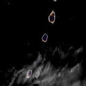 météo tropicale : Image satellite .