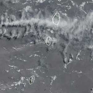 météo tropicale : Image satellite .