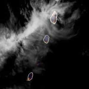 météo tropicale : Image satellite .